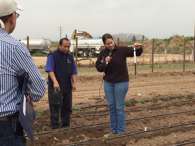 Ruth Dahlquist-Willard, right, will lead outreach efforts to immigrant farmers, small-scale farmers and other farmers for climate-smart farming workshops in Central California.